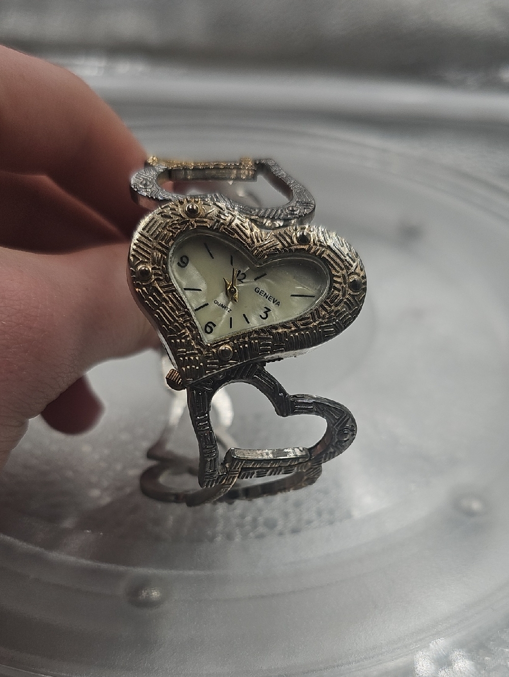 Heart Watch Silver
